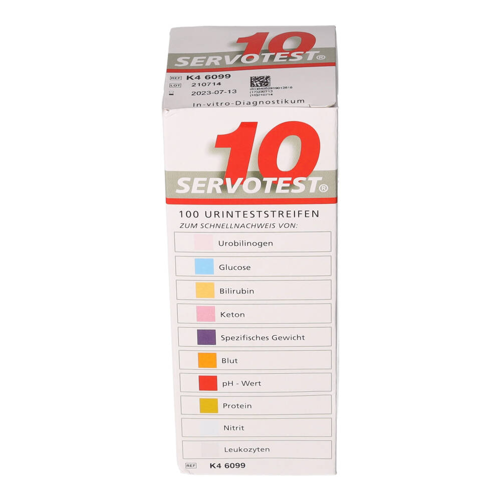 SERVO 10 Teststreifen 100 St Teststreifen