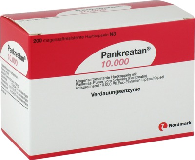 Pankreatan 10000 200 St Magensaftresistente Hartkapseln