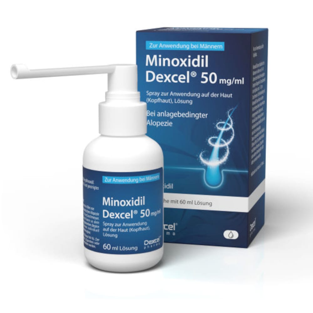 Minoxidil Dexcel 50 mg/ml 3X60 ml Lösung