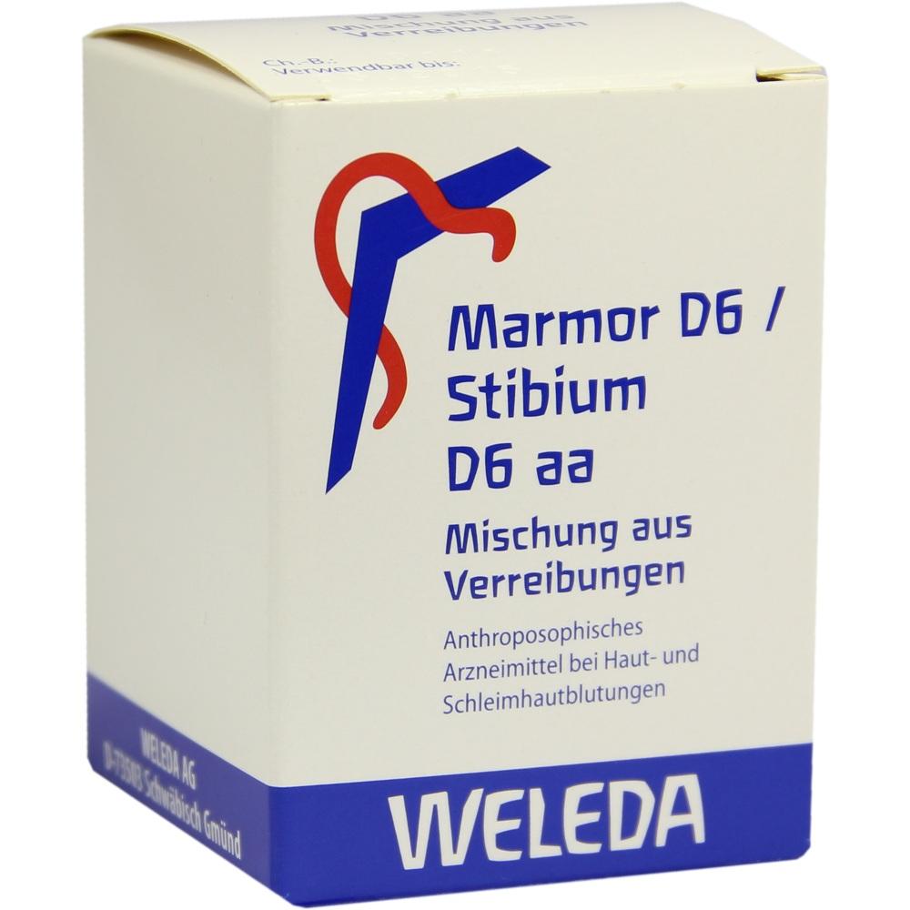 WELEDA MARMOR D 6 / STIBIUM D 6 aa Trituration 50 g Trituration