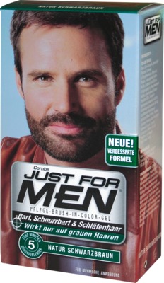 JUST for men Brush in Color Gel schwarzbraun 28.4 ml Gel