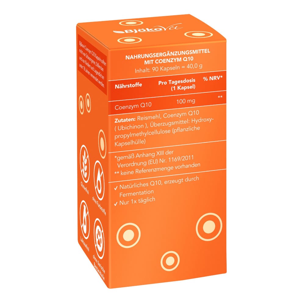 Q10 Coenzym 100MG Vegan 90 St Kapseln