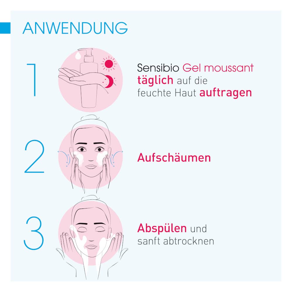 BIODERMA Sensibio Gel Moussant Reinigungsgel 100 ml Gel