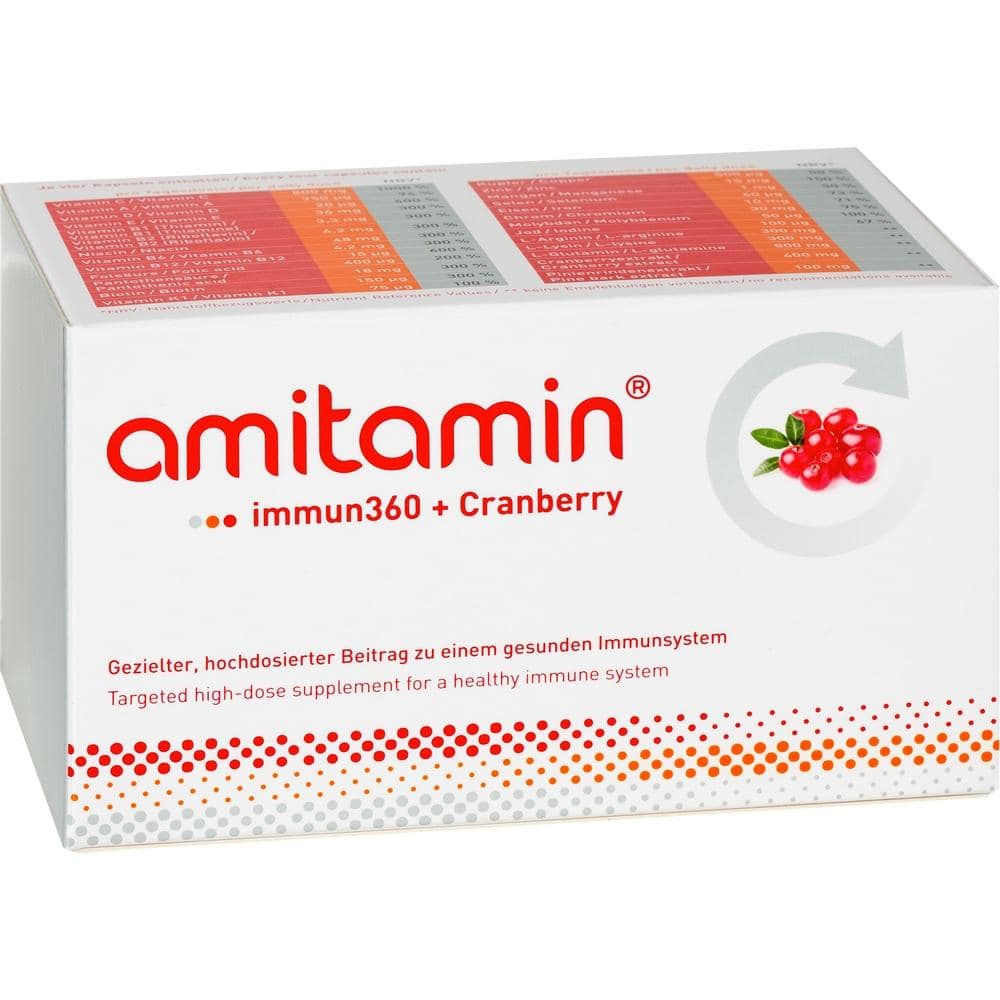 AMITAMIN immun360+Cranberry Kapseln 120 St Kapseln