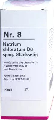 NR.8 Natrium chloratum D 6 spag.Glückselig 50 ml Tropfen zum Einnehmen