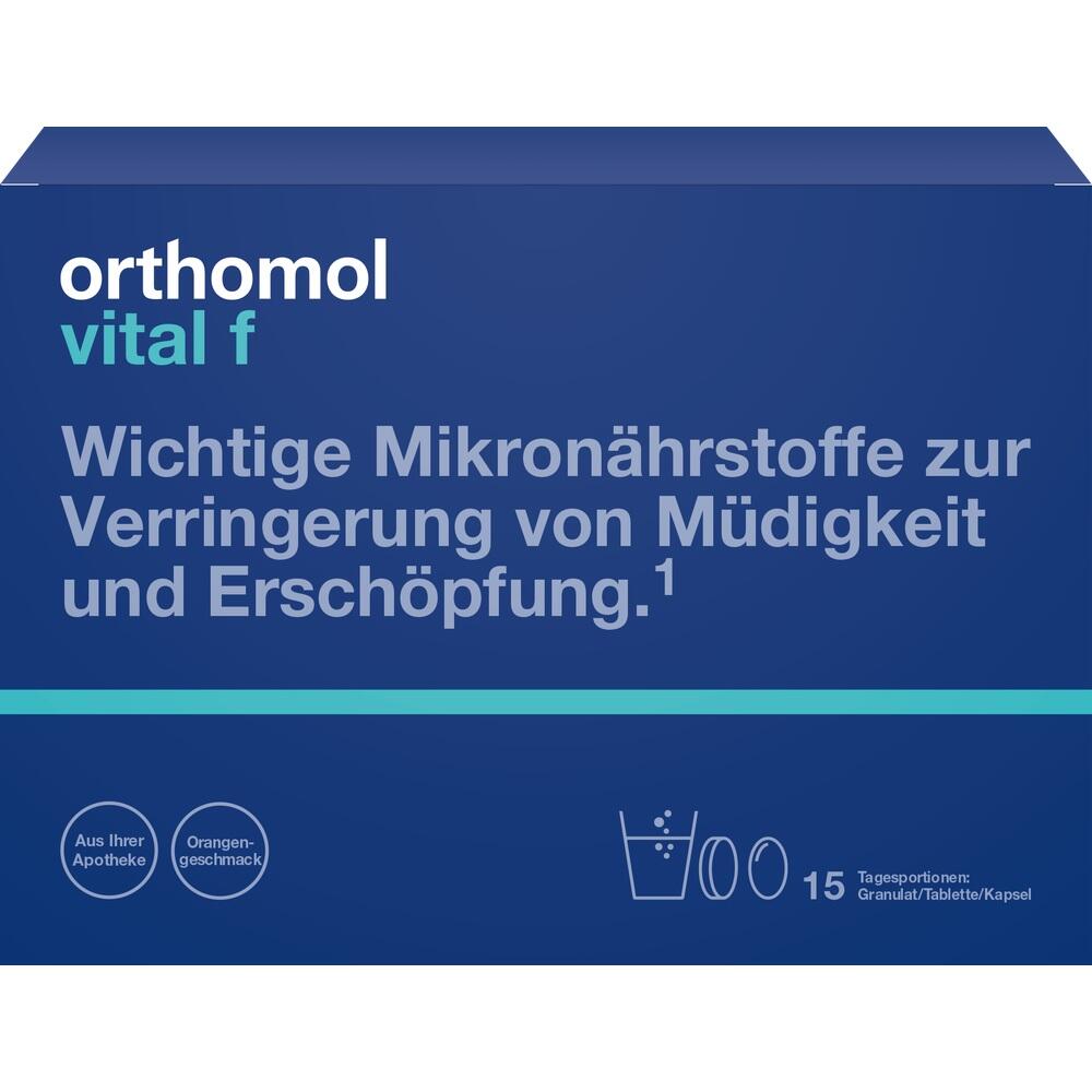 Orthomol vital f 15 Tagesportionen