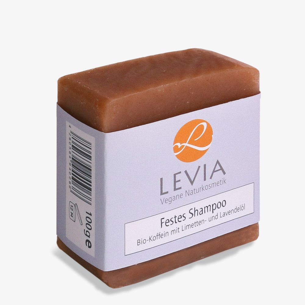 LEVIA Festes Shampoo Bio-Koffein mit Limetten- und Lavendelöl 1 St Shampoo