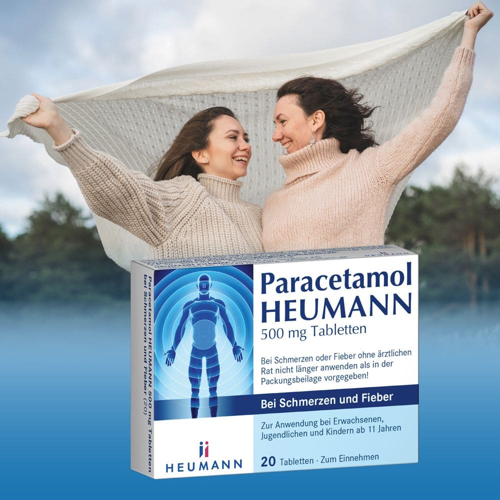 Paracetamol HEUMANN 500mg 20 St Tabletten