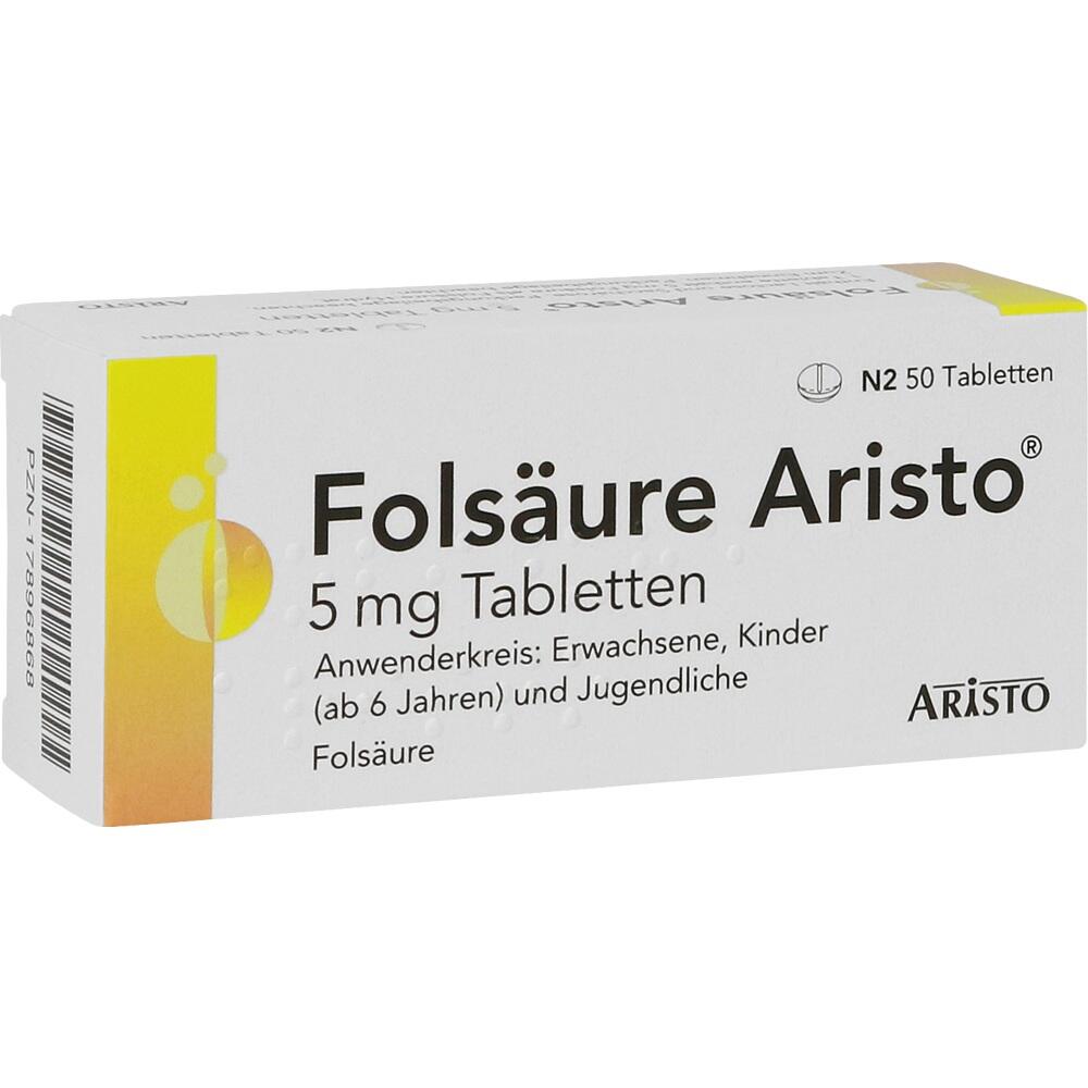 Folsäure Aristo 5mg 50 St Tabletten