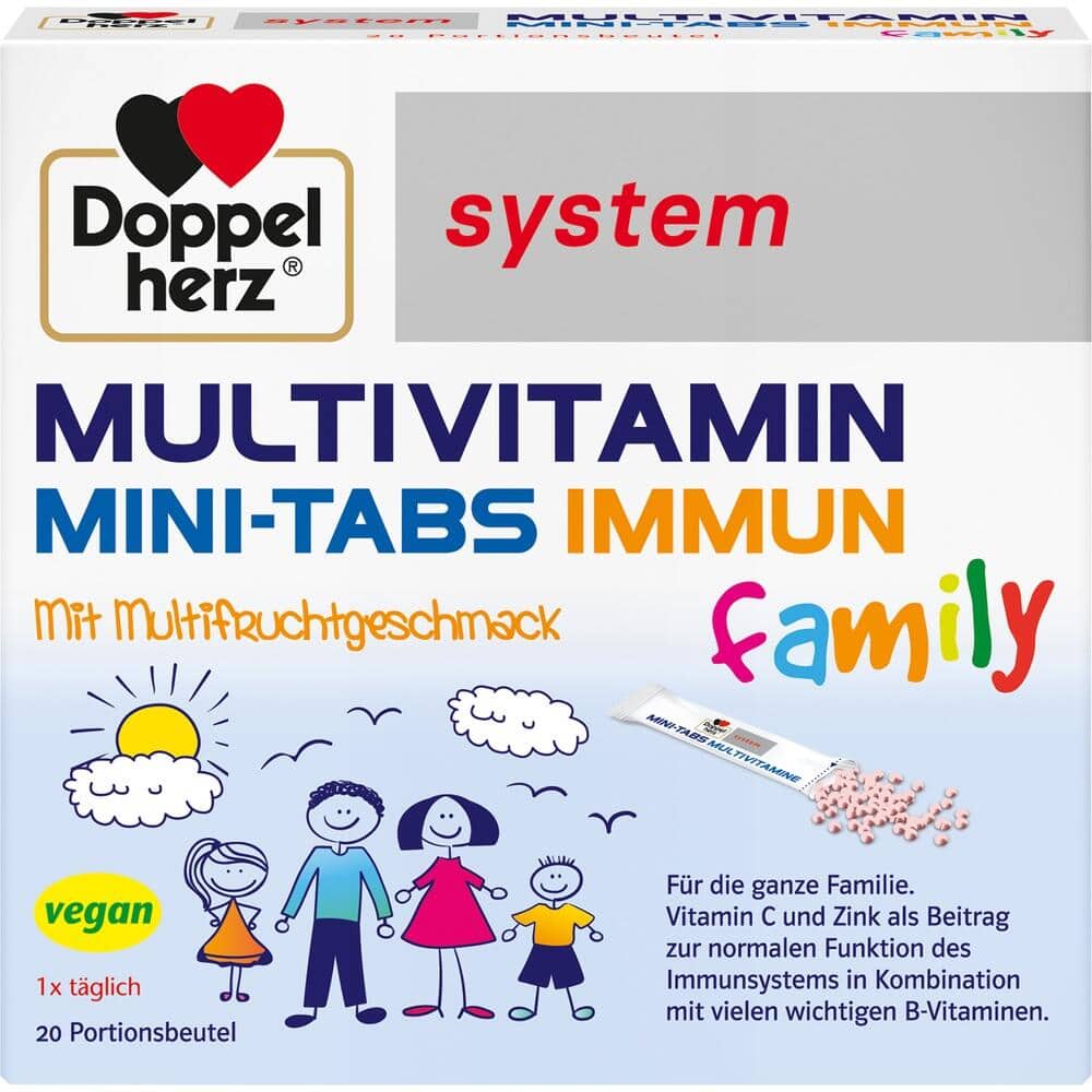 Doppelherz system MULTIVITAMIN MINI-TABS family 20 St Pellets