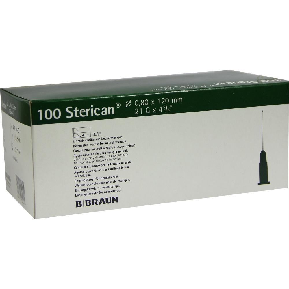 STERICAN Kanülen 21 Gx4 4/5 0,8x120 mm 100 St Kanüle