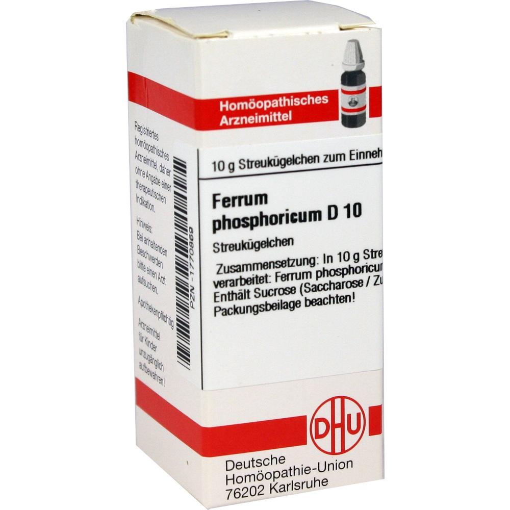 FERRUM PHOSPHORICUM D 10 Globuli 10 g Globuli