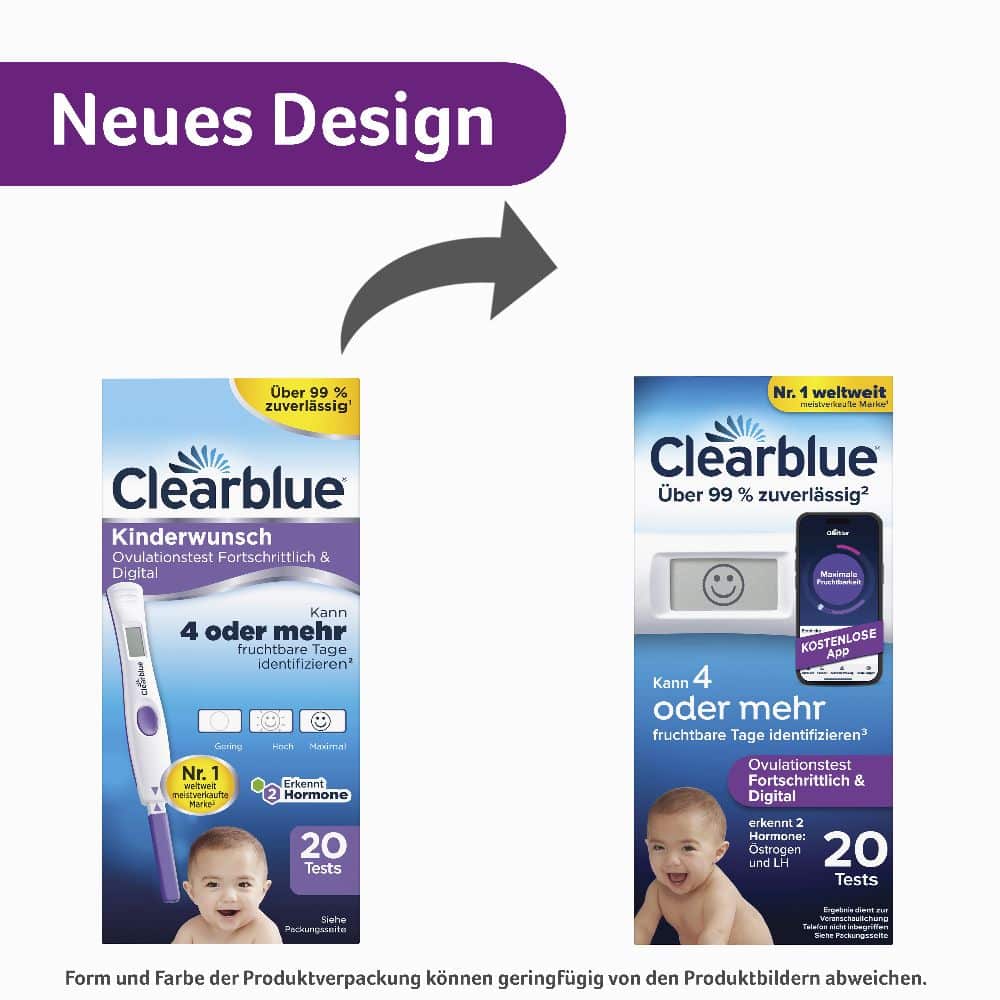 Clearblue Ovulationstest Fortschrittlich & Digital 20 St Test