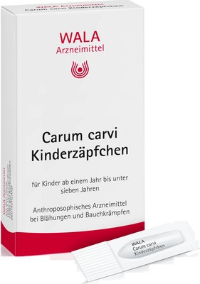 WALA Carum carvi Kinderzäpfchen 10X1 g Kinder-Suppositorien