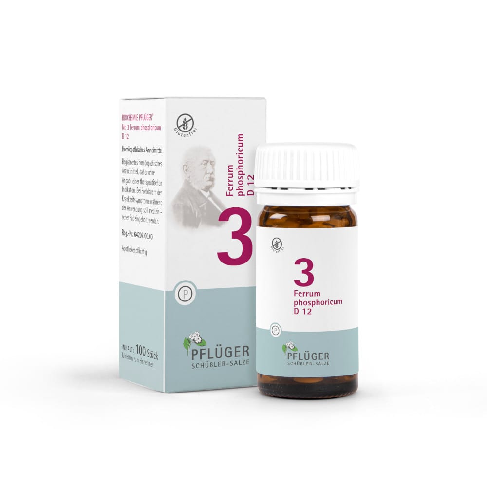 Schüßler-Salz Nr. 3 Ferrum phosphoricum D12 100 St Tabletten