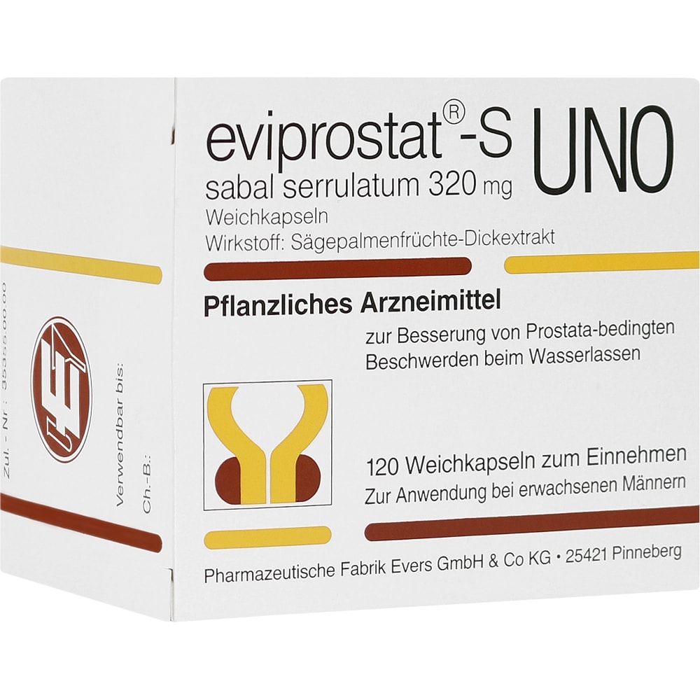Eviprostat-S Sabal serrulatum 320 Uno 120 St Kapseln