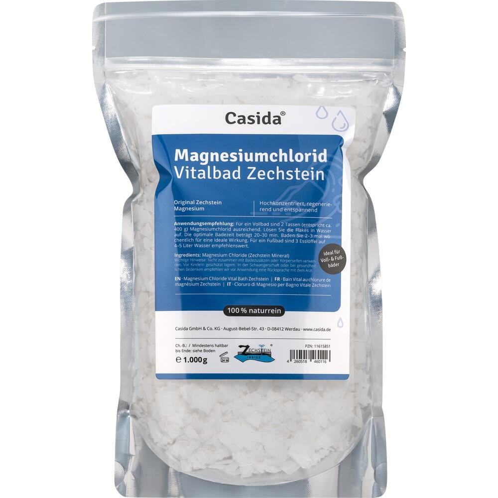 Casida MAGNESIUMCHLORID Vitalbad Zechstein 1 kg Bad