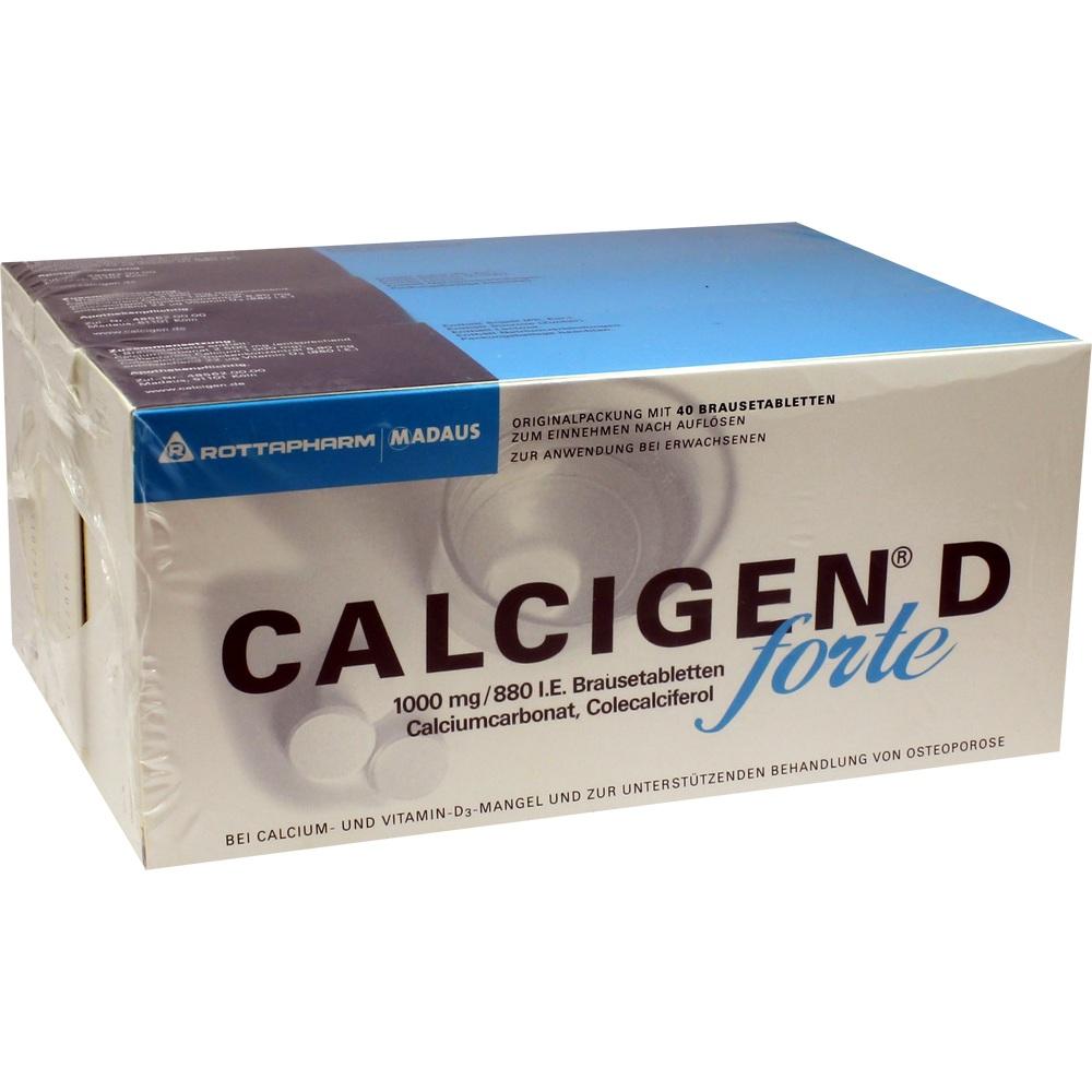 CALCIGEN D forte 1000mg/880 I.E. 120 St Brausetabletten 120 St
