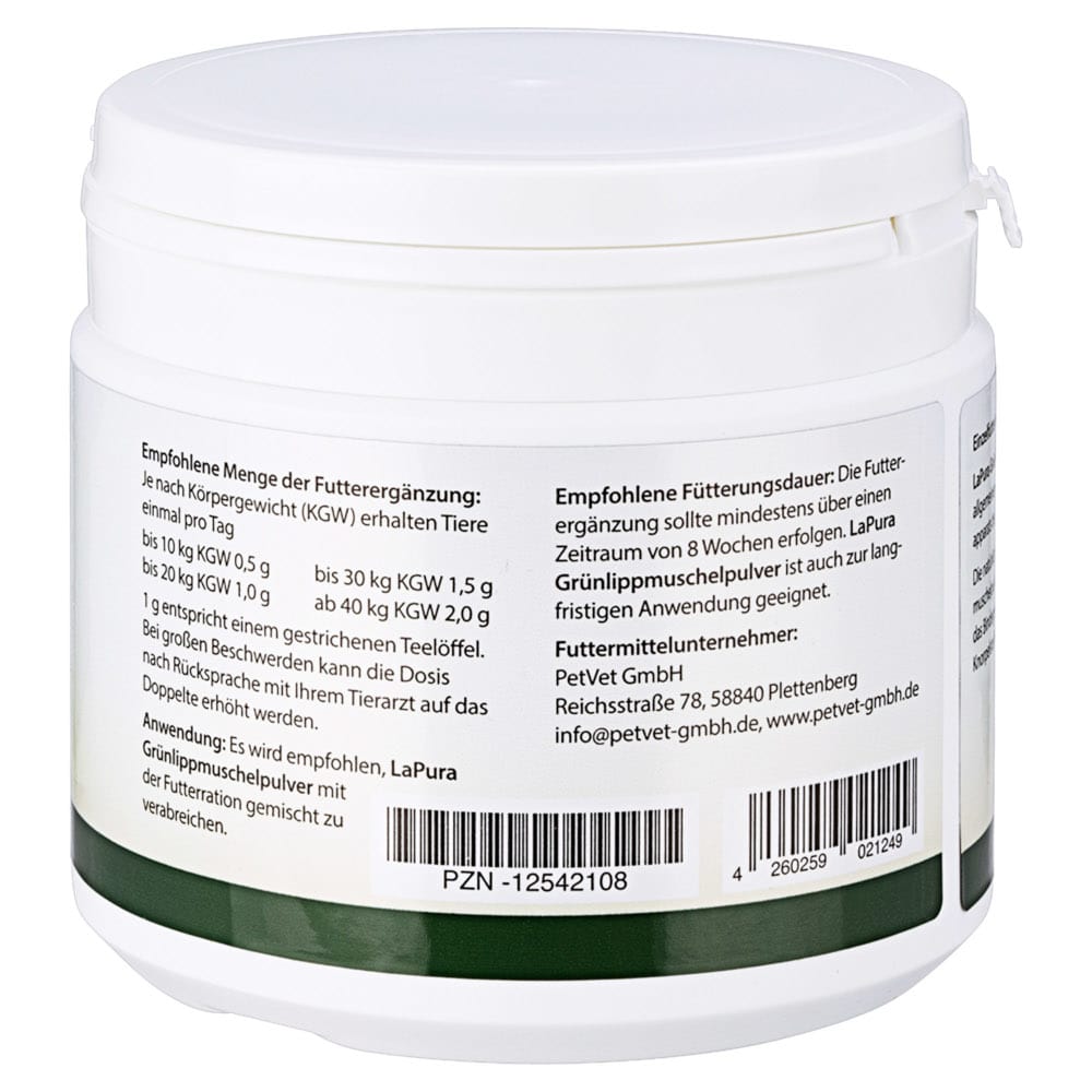 LaPura Grünlippmuschelpulver  250 g Pulver