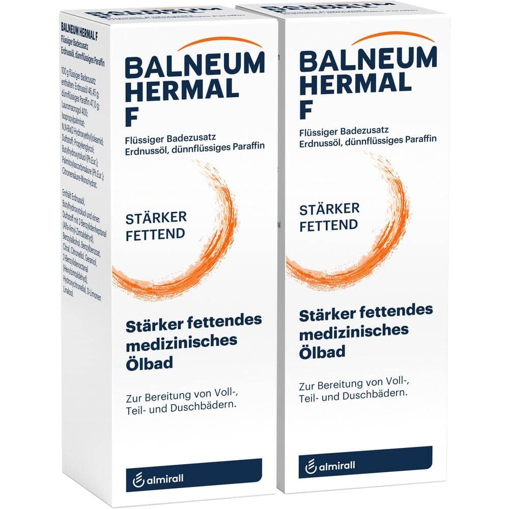 BALNEUM Hermal F flüssiger Badezusatz bei sehr trockener Haut 2X500 ml Flüssigkeit