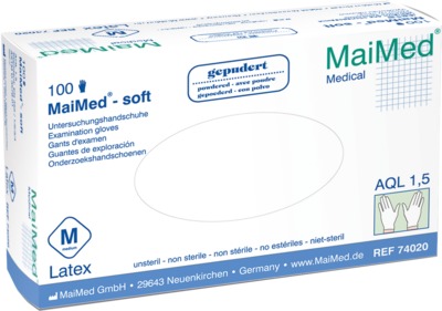 MaiMed- soft Untersuchungshandschuhe unsteril Größe L 100 St Handschuhe