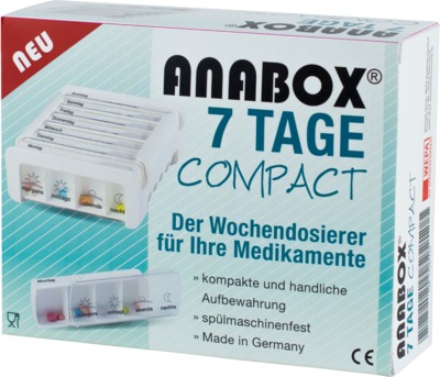 ANABOX 7 Tage Compact Wochendosierer weiß 1 St