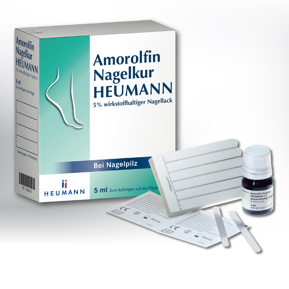 Amorolfin Nagelkur HEUMANN  3 ml Wirkstoffhaltiger Nagellack