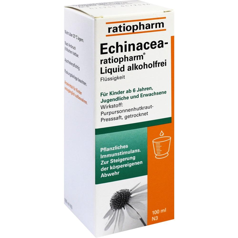 Echinacea-ratiopharm Liquid alkoholfrei 100 ml Lösung zum Einnehmen