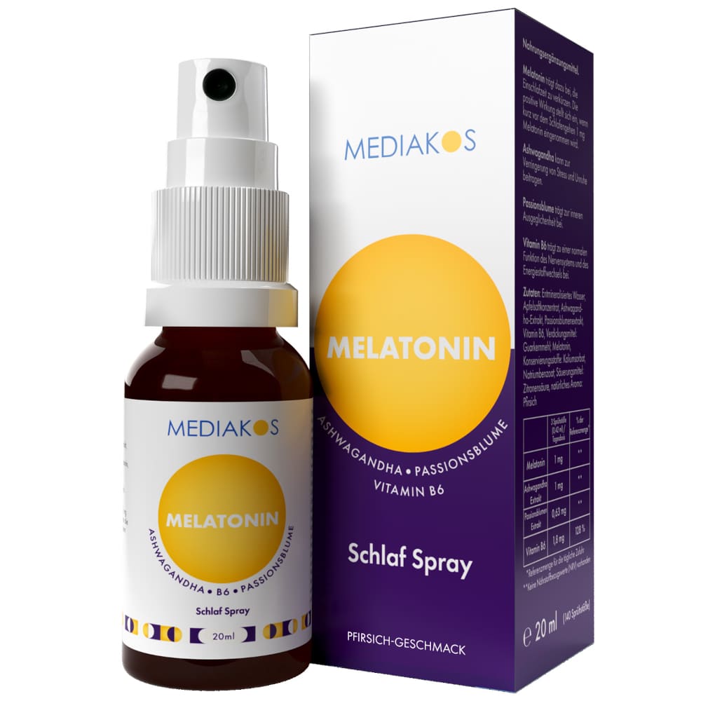 MEDIAKOS MELATONIN Ashwagandha Schlaf Spray 20 ml Spray