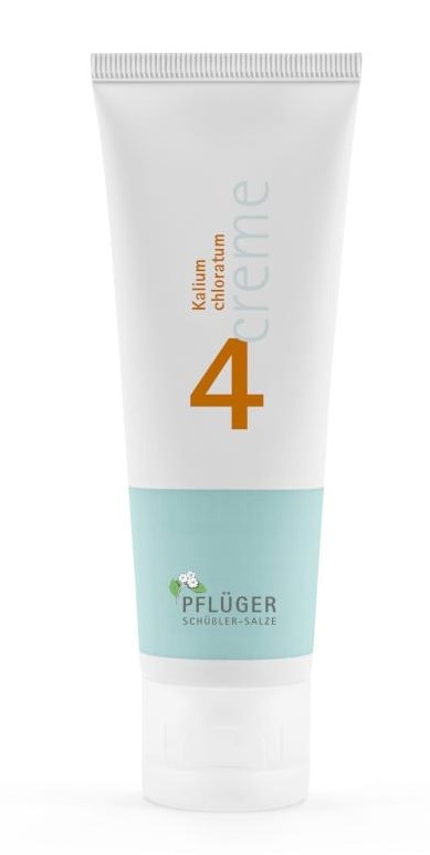 Schüßler-Salz Nr. 4 Kalium chloratum D4 75 g Creme