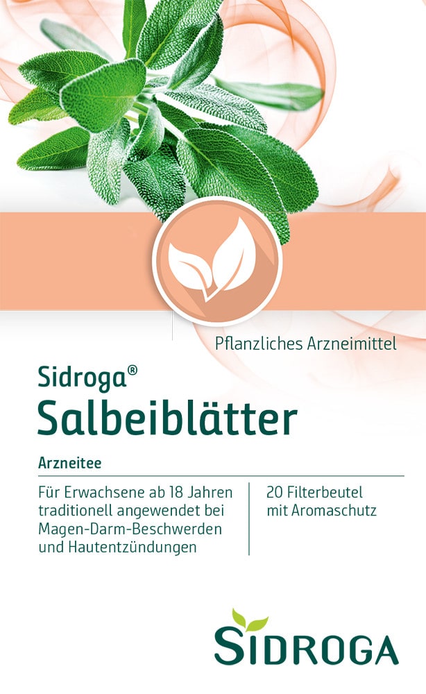 SIDROGA Salbeiblätter 20X1.5 g Tee