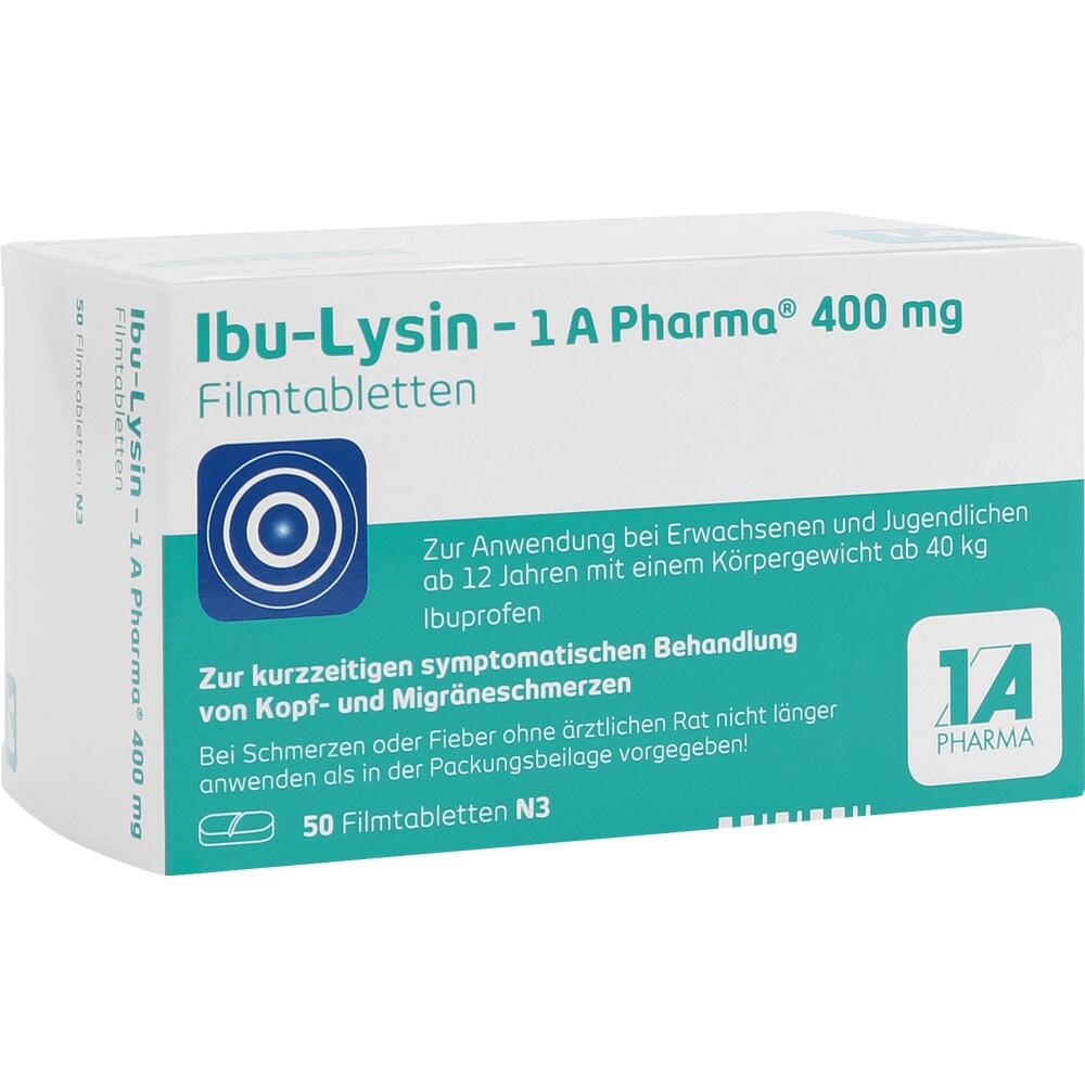 Ibu-Lysin - 1A Pharma 400 mg 50 St Filmtabletten