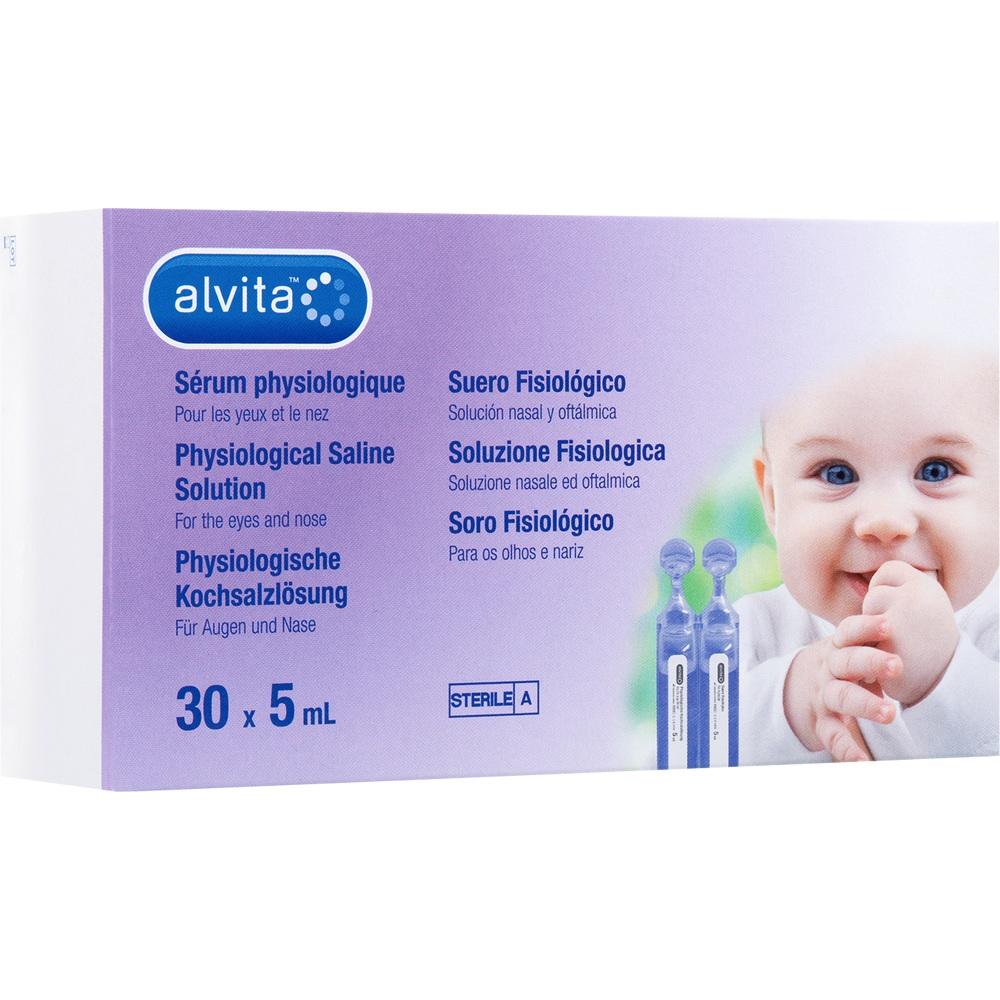 ALVITA physiologische Kochsalzlösung Ampullen 30X5 ml Ampullen