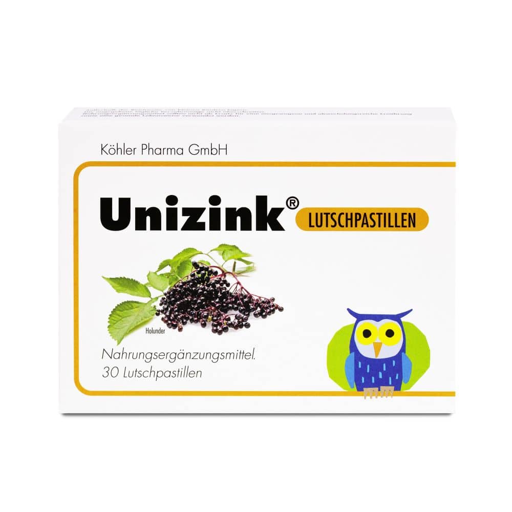 Unizink Lutschpastillen 30 St Pastillen