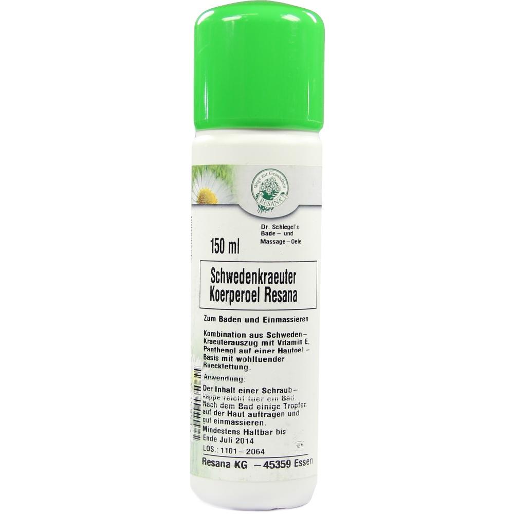 SCHWEDENKRÄUTER Körperöl 150 ml Öl