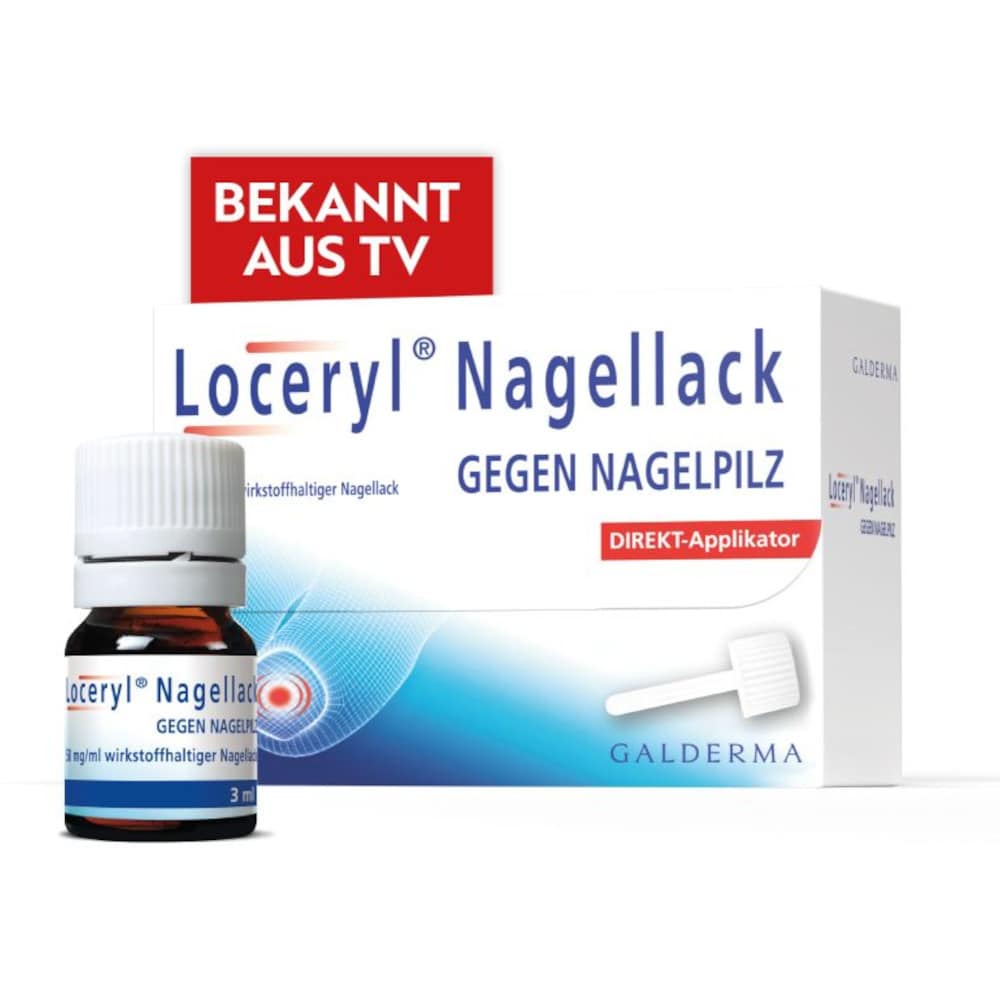 Loceryl Nagellack GEGEN NAGELPILZ 3 ml Wirkstoffhaltiger Nagellack