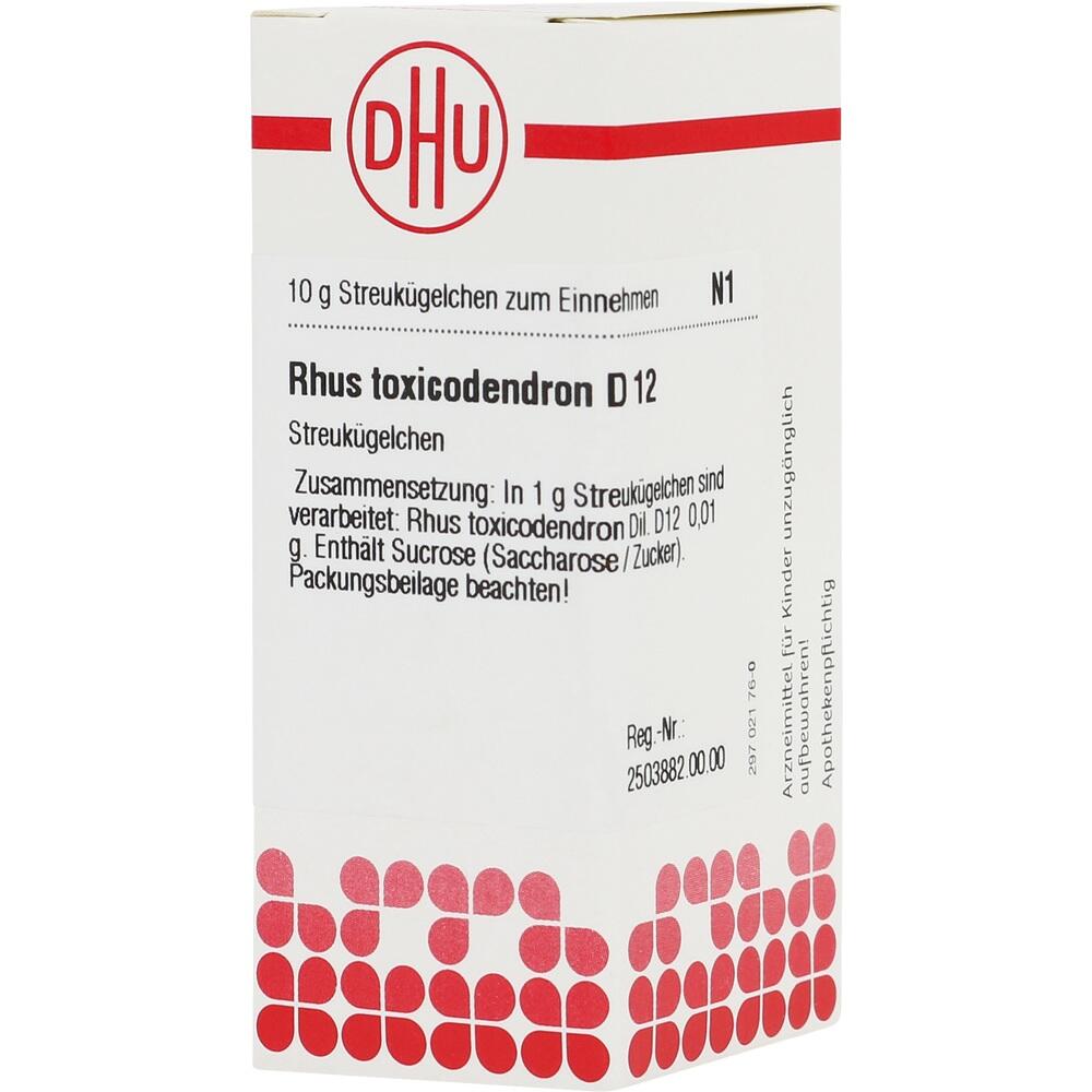 RHUS TOXICODENDRON D 12 Globuli 10 g Globuli