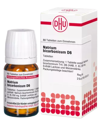 NATRIUM BICARBONICUM D 6 Tabletten 80 St Tabletten