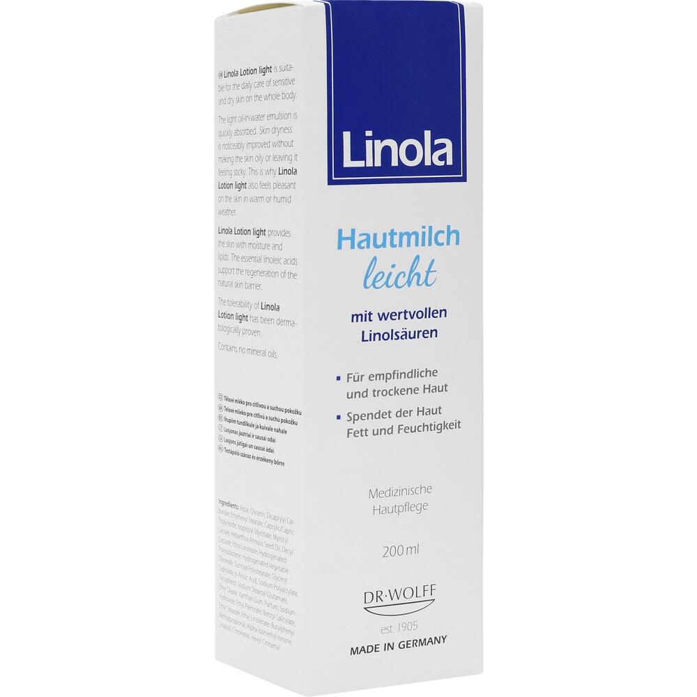 Linola Hautmilch leicht - Körperlotion 200 ml Lotion