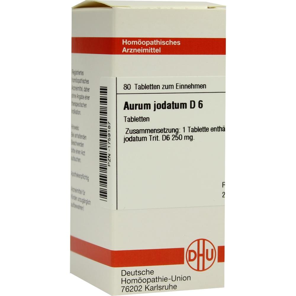 AURUM JODATUM D 6 Tabletten 80 St Tabletten