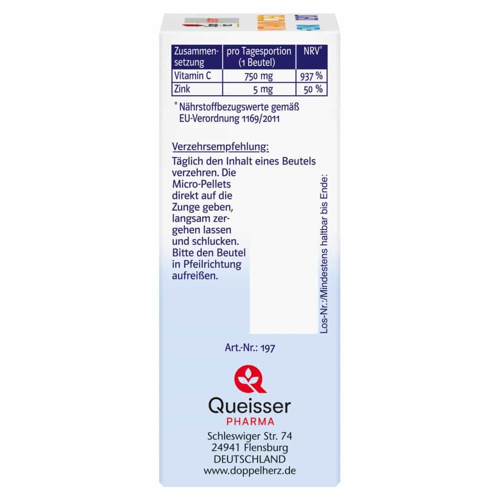 Doppelherz system Vitamin C 750 + ZINK   20 St Pellets