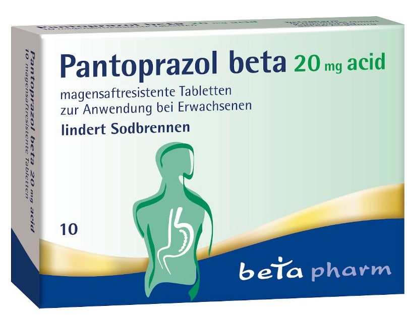Pantoprazol beta 20 mg  acid 10 St Tabletten magensaftresistent
