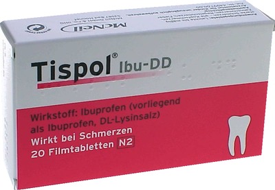Tispol IBU-DD 20 St Filmtabletten