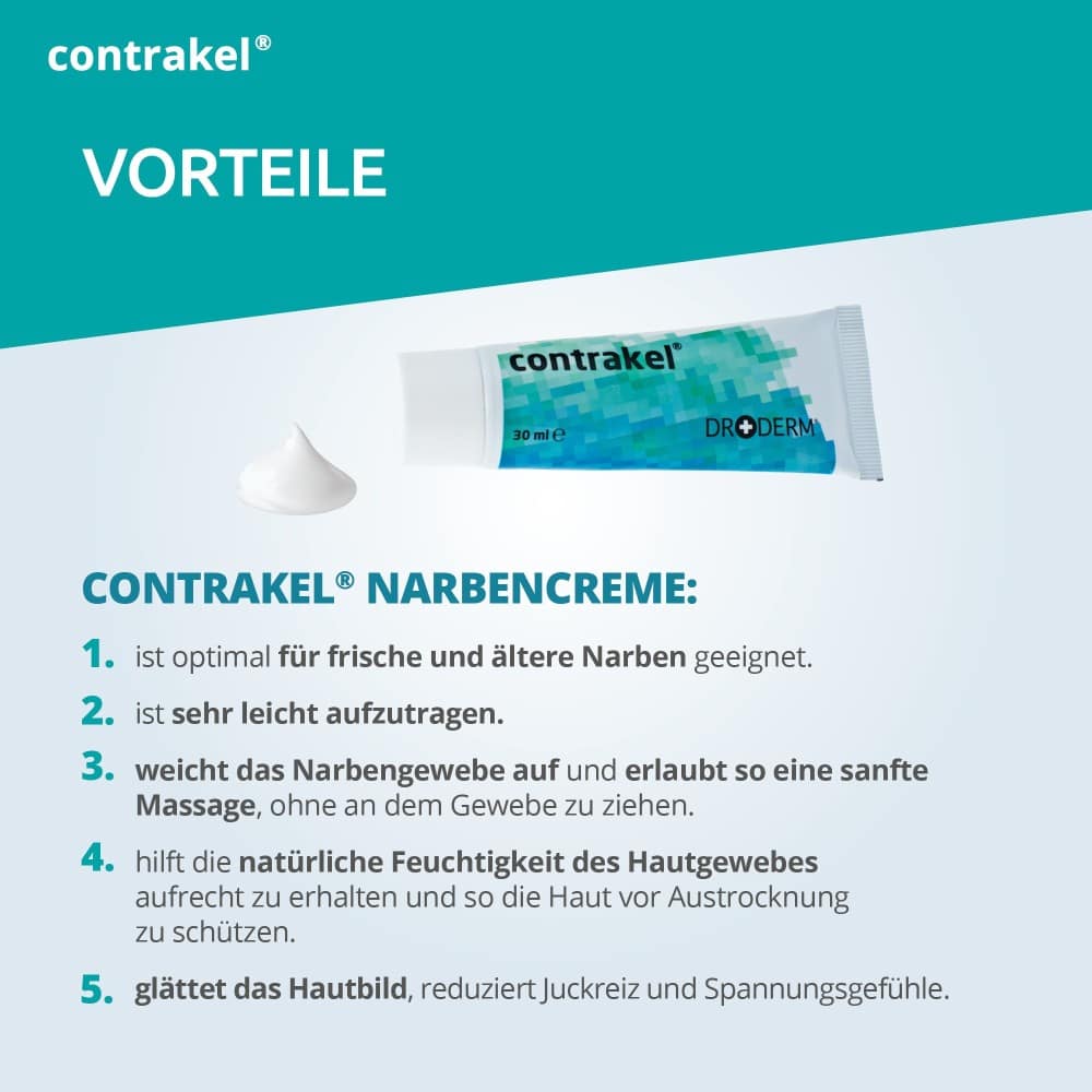 Contrakel Narbencreme mit Kelosun Sonnenschutz 30 ml Creme