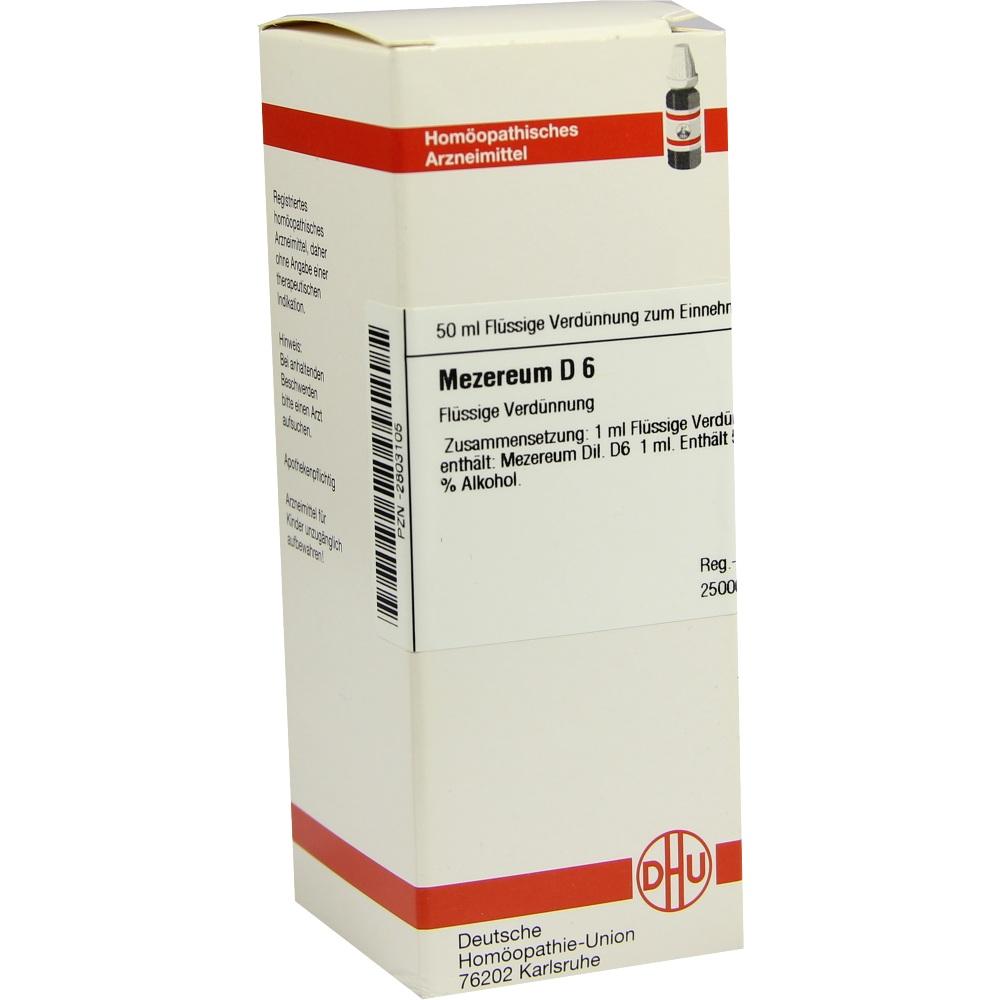 MEZEREUM D 6 Dilution 50 ml Dilution