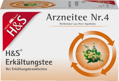 H&S Arzneitee Erkältungstee 20X2.0 g Filterbeutel