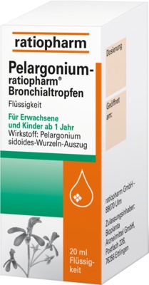Pelargonium-ratiopharm Bronchialtropfen 20 ml Flüssigkeit
