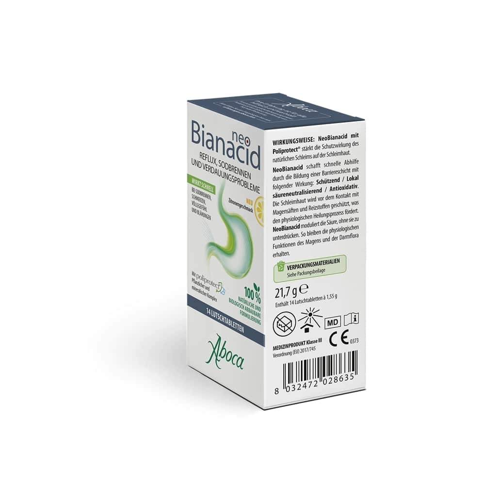 neo Bianacid  Zitronengeschmack 14 St Lutschtabletten