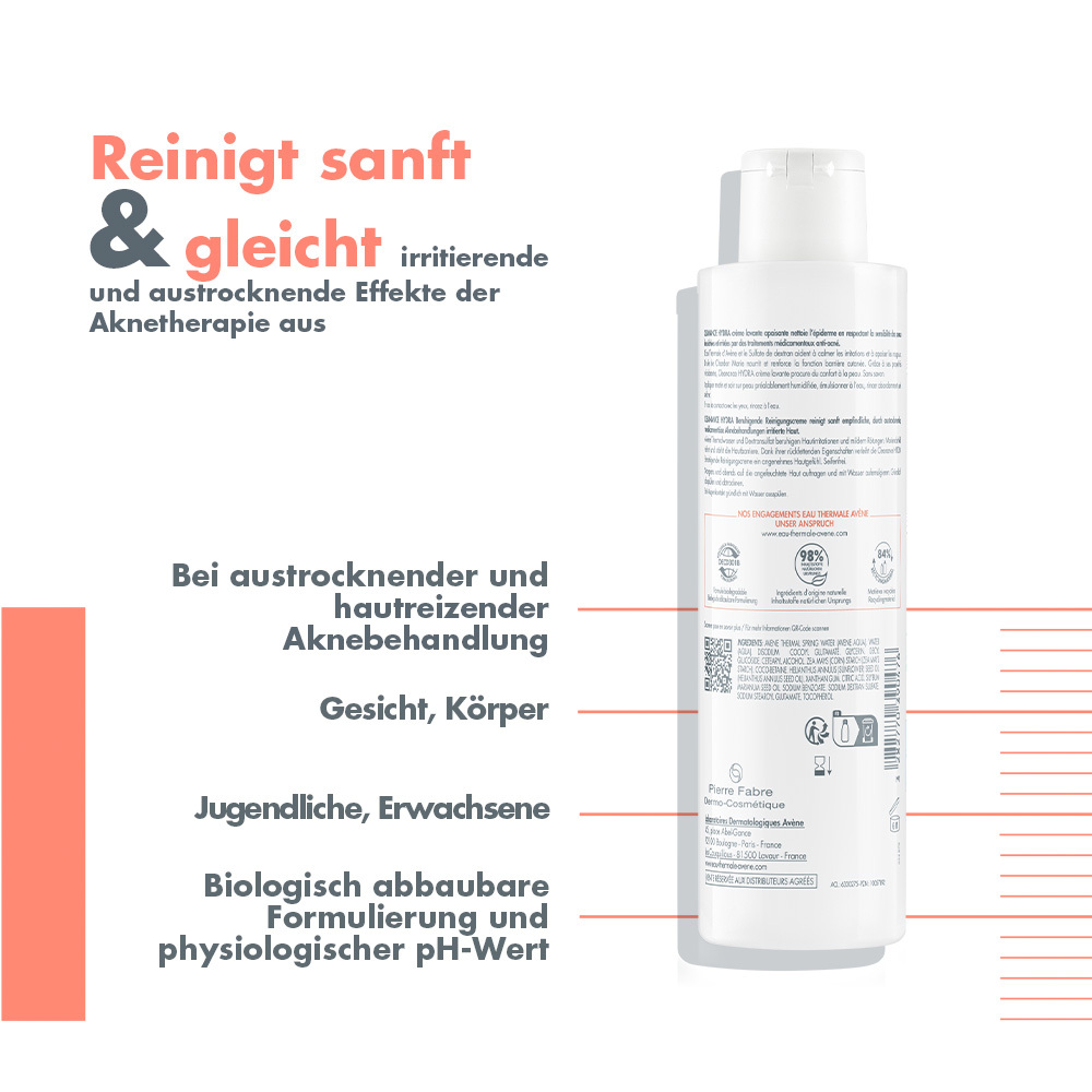 Avène Cleanance HYDRA Beruhigende Reinigungscreme 200 ml Creme