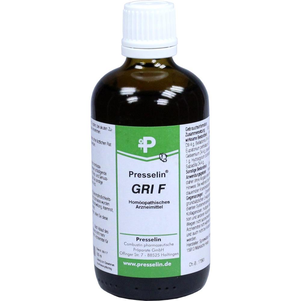 PRESSELIN GRI F Tropfen zum Einnehmen 100 ml Tropfen zum Einnehmen
